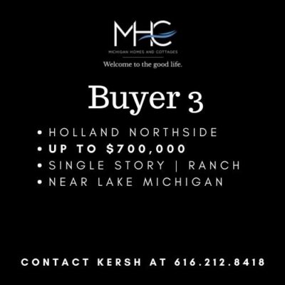 Holland Michigan Real Estate Buyer