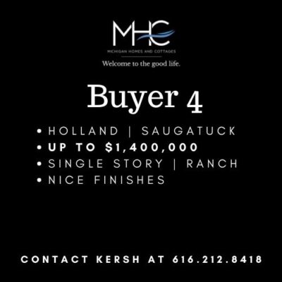 Holland and Saugatuck Real Estate Buyer